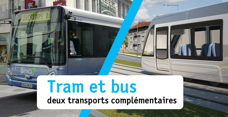 Tram & bus : Deux transports complmentaires